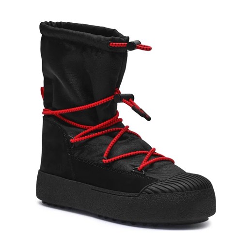 Moon Boot Śniegowce MTRACK POLAR CORDY | z dodatkiem skóry ze sklepu Gomez Fashion Store w kategorii Buty zimowe męskie - zdjęcie 184311694
