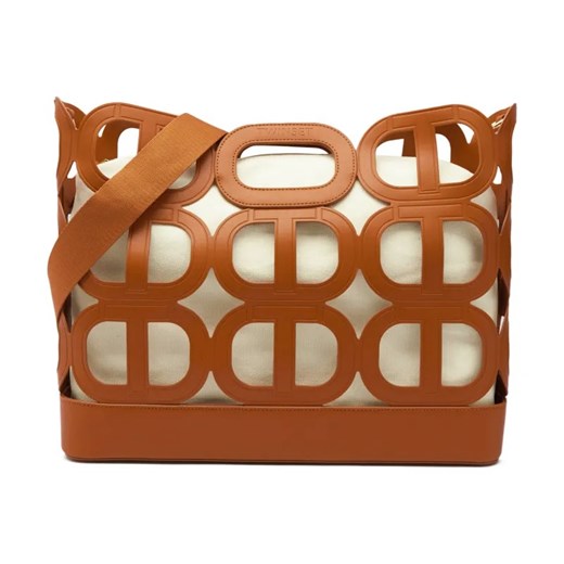 TWINSET Shopperka + saszetka Lila ze sklepu Gomez Fashion Store w kategorii Torby Shopper bag - zdjęcie 184311790