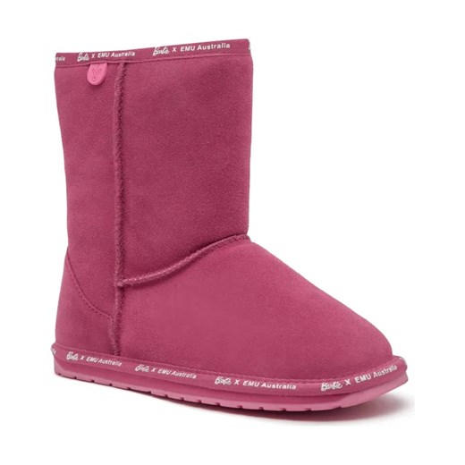 EMU Australia Skórzane śniegowce Wallaby Lo EMU AUSTRALIA X BARBIE | z dodatkiem wełny | z dodatkiem wełny ze sklepu Gomez Fashion Store w kategorii Buty zimowe dziecięce - zdjęcie 184311853