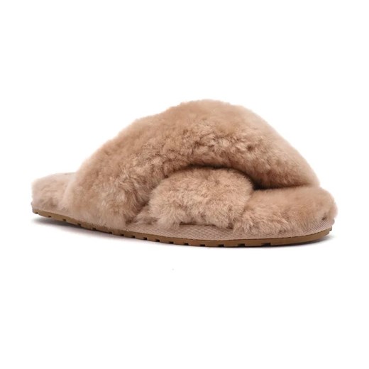 EMU Australia Wełniane obuwie domowe Mayberry | z dodatkiem skóry ze sklepu Gomez Fashion Store w kategorii Kapcie damskie - zdjęcie 184311914