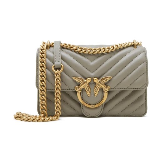 Pinko Skórzana torebka na ramię Love One Mini Crossbody ze sklepu Gomez Fashion Store w kategorii Listonoszki - zdjęcie 184311924