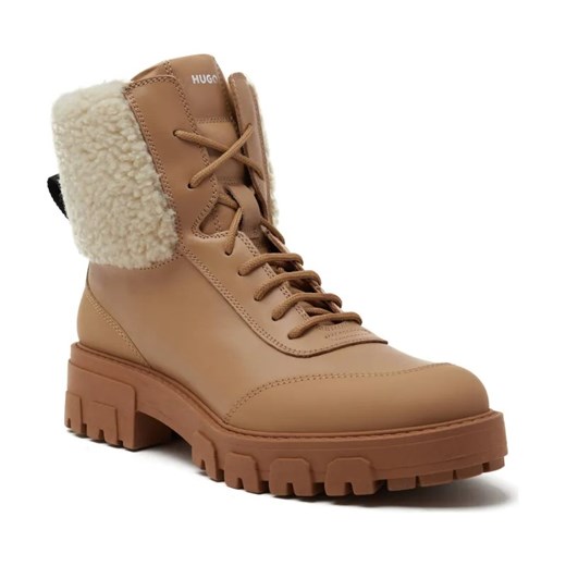 HUGO Botki Axel LaceFur B-N 36 okazja Gomez Fashion Store