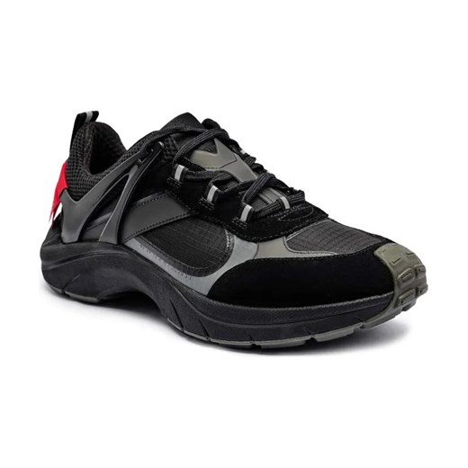 HUGO Sneakersy GO2_merp | z dodatkiem skóry ze sklepu Gomez Fashion Store w kategorii Buty sportowe męskie - zdjęcie 184312044