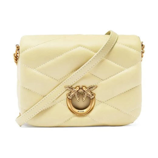 Pinko Skórzana listonoszka LOVE CLICK PUFF BABY SHEEP ze sklepu Gomez Fashion Store w kategorii Listonoszki - zdjęcie 184312190