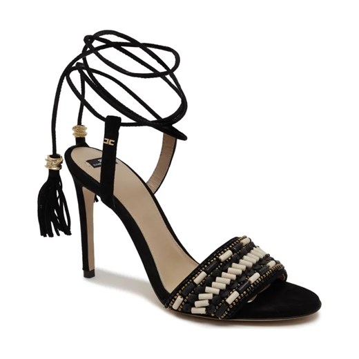Elisabetta Franchi Skórzane sandały na szpilce Elisabetta Franchi 37 okazja Gomez Fashion Store