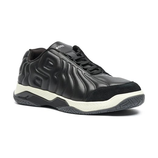 BOSS BLACK Skórzane sneakersy Courtstride_Tenn_Ltm ze sklepu Gomez Fashion Store w kategorii Buty sportowe męskie - zdjęcie 184312411