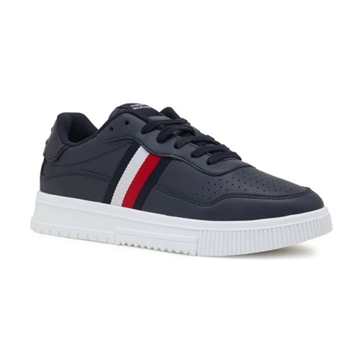 Tommy Hilfiger Skórzane sneakersy SUPERCUP STRIPES ze sklepu Gomez Fashion Store w kategorii Buty sportowe męskie - zdjęcie 184312441