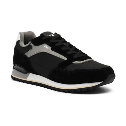 BOSS BLACK Sneakersy PARKOUR | z dodatkiem skóry ze sklepu Gomez Fashion Store w kategorii Buty sportowe męskie - zdjęcie 184312463