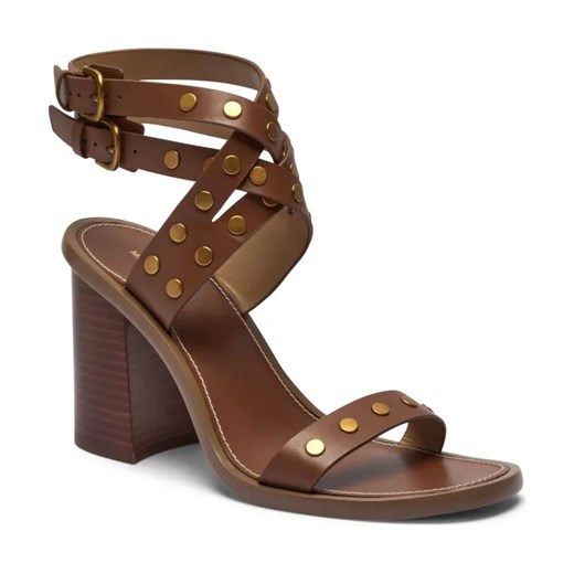 Michael Kors Skórzane sandały na słupku IRENE ze sklepu Gomez Fashion Store w kategorii Sandały damskie - zdjęcie 184312503