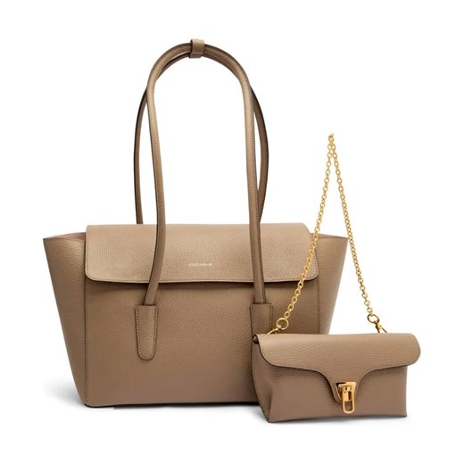 Coccinelle Skórzana shopperka 2w1 BEAT ze sklepu Gomez Fashion Store w kategorii Torby Shopper bag - zdjęcie 184312562