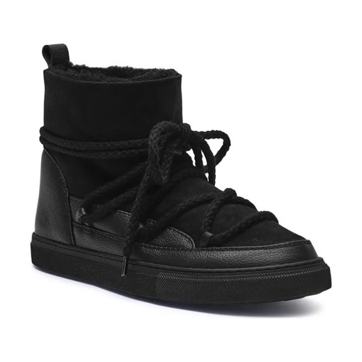 INUIKII Skórzane śniegowce | z dodatkiem wełny ze sklepu Gomez Fashion Store w kategorii Buty zimowe męskie - zdjęcie 184312582