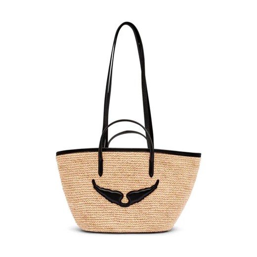 Zadig&Voltaire Torebka na ramię MINI WINGS | z dodatkiem skóry ze sklepu Gomez Fashion Store w kategorii Torby letnie - zdjęcie 184312590