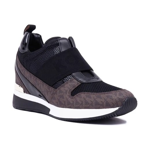 Michael Kors Sneakersy MAVEN SLIP ON TRAINER | z dodatkiem skóry ze sklepu Gomez Fashion Store w kategorii Buty sportowe damskie - zdjęcie 184312753
