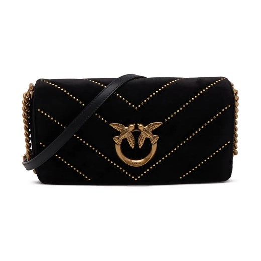 Pinko Listonoszka LOVE CLICK BAGUETTE MINI VELLU ze sklepu Gomez Fashion Store w kategorii Listonoszki - zdjęcie 184312770