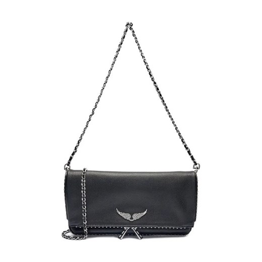 Zadig&Voltaire Skórzana torebka na ramię ROCK GRAINED ze sklepu Gomez Fashion Store w kategorii Listonoszki - zdjęcie 184312813