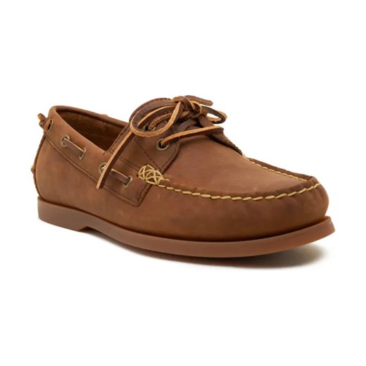 POLO RALPH LAUREN Skórzane mokasyny MERTON BOAT-BOAT ze sklepu Gomez Fashion Store w kategorii Mokasyny męskie - zdjęcie 184312873