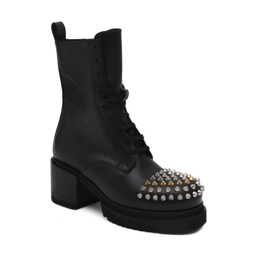 Pinko Skórzane botki BERIO ANFIBIO PELLE VITELLO+BO Pinko 36 okazja Gomez Fashion Store