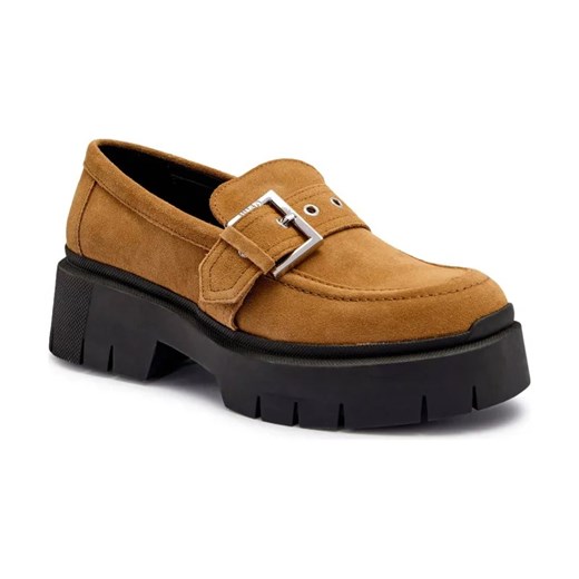 HUGO Skórzane loafersy Kris ze sklepu Gomez Fashion Store w kategorii Półbuty damskie - zdjęcie 184312932