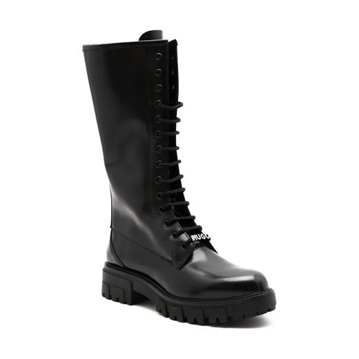 HUGO Skórzane botki Axel ze sklepu Gomez Fashion Store w kategorii Workery damskie - zdjęcie 184313010