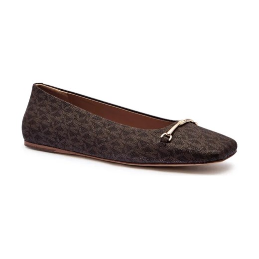 Michael Kors Baleriny LENA | z dodatkiem skóry ze sklepu Gomez Fashion Store w kategorii Balerinki - zdjęcie 184313022