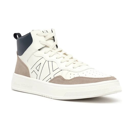 Armani Exchange Sneakersy ENGLISH | z dodatkiem skóry ze sklepu Gomez Fashion Store w kategorii Buty sportowe męskie - zdjęcie 184313083
