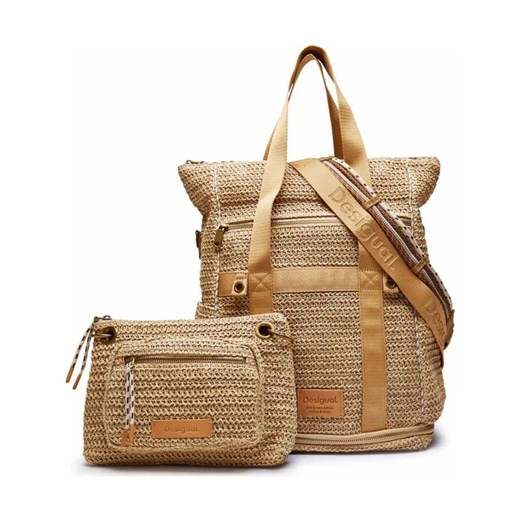 Desigual Plecak/torebka RAFFIA VOYAGER ze sklepu Gomez Fashion Store w kategorii Plecaki - zdjęcie 184313191
