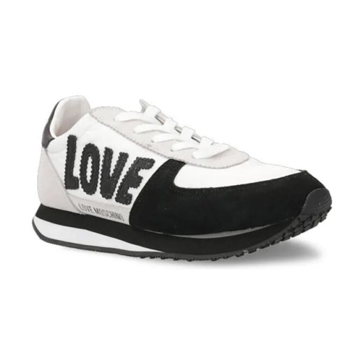 Love Moschino Skórzane sneakersy ze sklepu Gomez Fashion Store w kategorii Buty sportowe damskie - zdjęcie 184313261