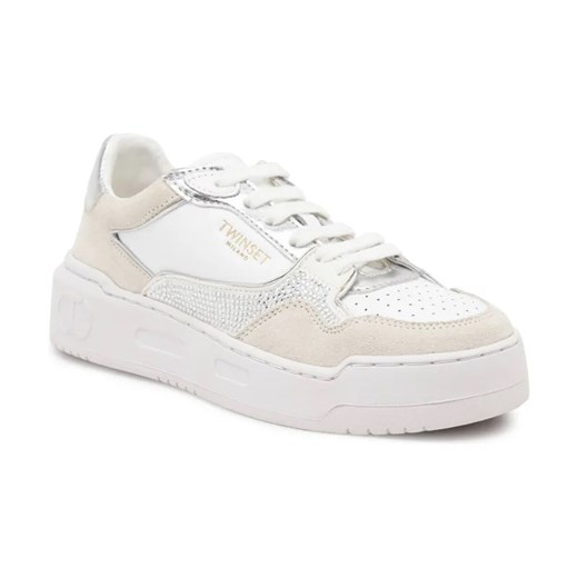 TWINSET Skórzane sneakersy ze sklepu Gomez Fashion Store w kategorii Buty sportowe damskie - zdjęcie 184313273