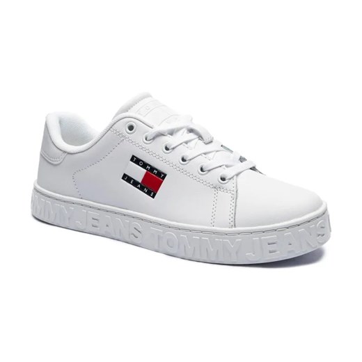 Tommy Jeans Skórzane sneakersy ze sklepu Gomez Fashion Store w kategorii Buty sportowe damskie - zdjęcie 184313372