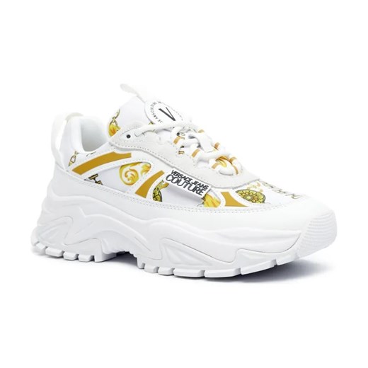 Versace Jeans Couture Sneakersy | z dodatkiem skóry ze sklepu Gomez Fashion Store w kategorii Buty sportowe damskie - zdjęcie 184313462