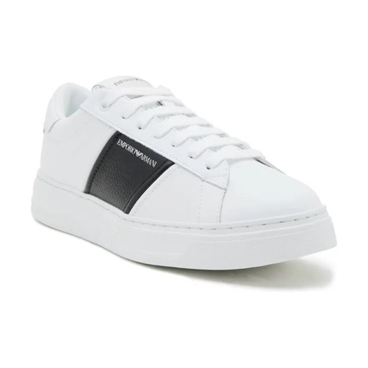 Emporio Armani Skórzane sneakersy ze sklepu Gomez Fashion Store w kategorii Buty sportowe męskie - zdjęcie 184313471
