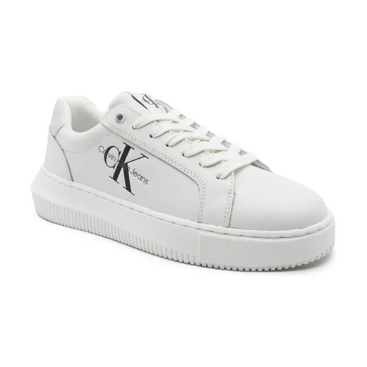 Calvin Klein Jeans Skórzane trampki CHUNKY CUPSOLE MONOLOGO ze sklepu Gomez Fashion Store w kategorii Trampki damskie - zdjęcie 184313472