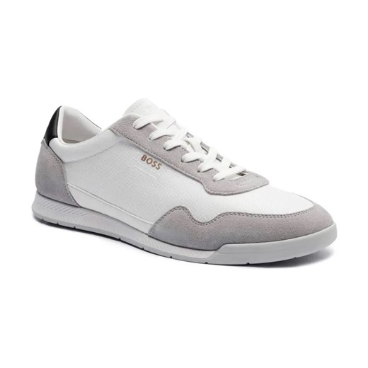 BOSS BLACK Sneakersy Titanium SL_sdtxny | z dodatkiem skóry ze sklepu Gomez Fashion Store w kategorii Buty sportowe męskie - zdjęcie 184313511