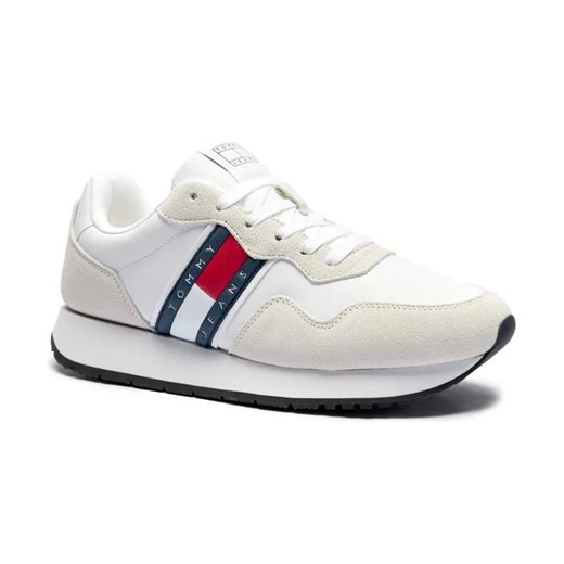 Tommy Jeans Skórzane sneakersy MODERN RUNNER ze sklepu Gomez Fashion Store w kategorii Buty sportowe męskie - zdjęcie 184313514
