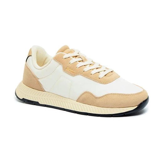 BOSS BLACK Sneakersy Titanium_Runn | z dodatkiem skóry ze sklepu Gomez Fashion Store w kategorii Buty sportowe męskie - zdjęcie 184313531