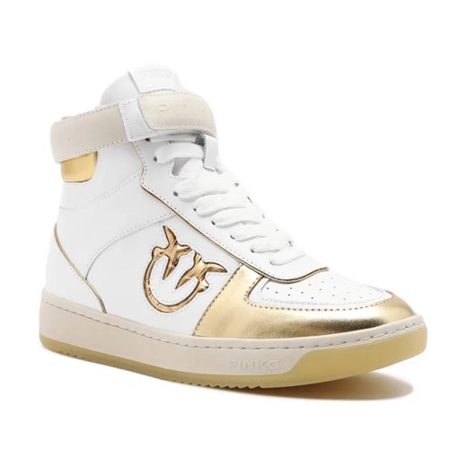 Pinko Skórzane sneakersy Lorena Basket Hi ze sklepu Gomez Fashion Store w kategorii Buty sportowe damskie - zdjęcie 184313540