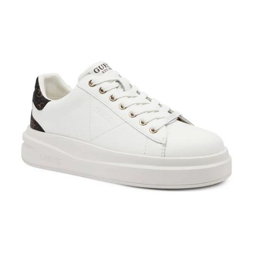 Guess Skórzane sneakersy ELBINA ze sklepu Gomez Fashion Store w kategorii Buty sportowe damskie - zdjęcie 184313551