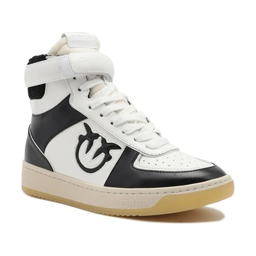Pinko Skórzane sneakersy MIDI BASKET ze sklepu Gomez Fashion Store w kategorii Buty sportowe damskie - zdjęcie 184313590