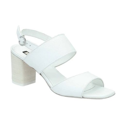 Liu Jo Skórzane sandały na słupku CLARA 2 ze sklepu Gomez Fashion Store w kategorii Sandały damskie - zdjęcie 184313630