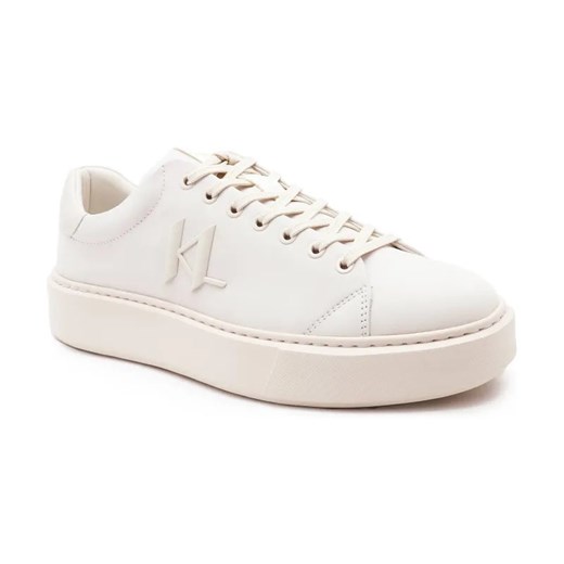 Karl Lagerfeld Skórzane trampki MAXI KUP MONOGRAM ze sklepu Gomez Fashion Store w kategorii Trampki męskie - zdjęcie 184313644