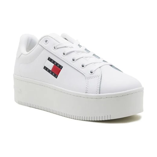 Tommy Jeans Skórzane sneakersy ze sklepu Gomez Fashion Store w kategorii Buty sportowe damskie - zdjęcie 184313654