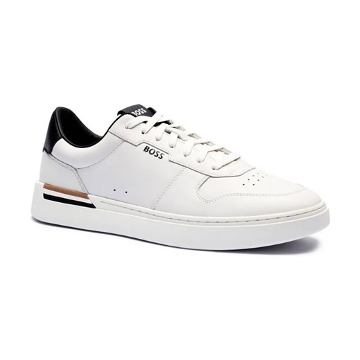 BOSS BLACK Skórzane sneakersy Clint_Tenn_ltvpN ze sklepu Gomez Fashion Store w kategorii Buty sportowe męskie - zdjęcie 184313703