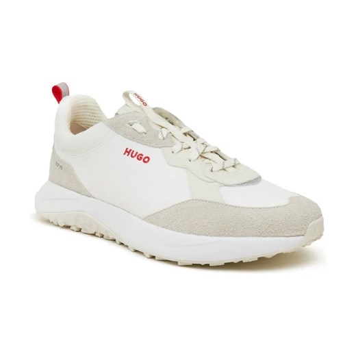 HUGO Sneakersy Kane_Runn_cdcv | z dodatkiem skóry ze sklepu Gomez Fashion Store w kategorii Buty sportowe męskie - zdjęcie 184313710