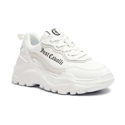 Just Cavalli Sneakersy Fondo Casper | z dodatkiem skóry ze sklepu Gomez Fashion Store w kategorii Buty sportowe damskie - zdjęcie 184313720