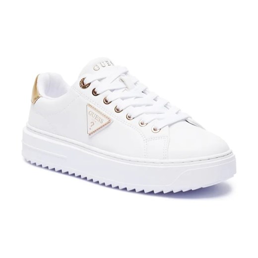 Guess Skórzane sneakersy LADY DENESA12 ze sklepu Gomez Fashion Store w kategorii Buty sportowe damskie - zdjęcie 184313761