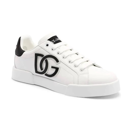 Dolce & Gabbana Skórzane sneakersy Portofino Dolce & Gabbana 39 okazja Gomez Fashion Store