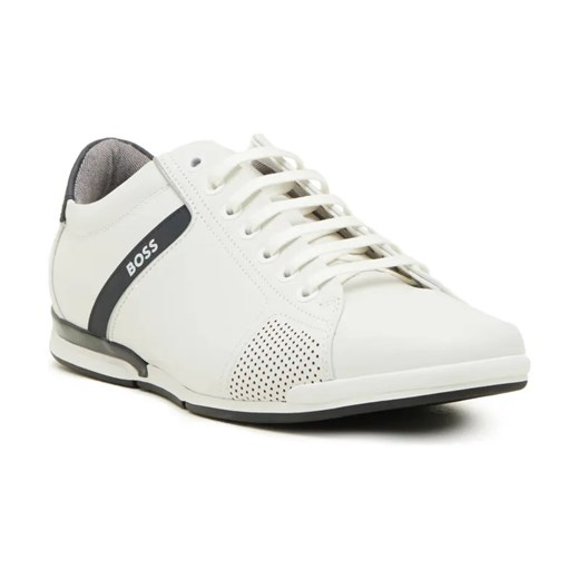 BOSS BLACK Skórzane sneakersy Saturn_Lowp_lux4 ze sklepu Gomez Fashion Store w kategorii Buty sportowe męskie - zdjęcie 184313784