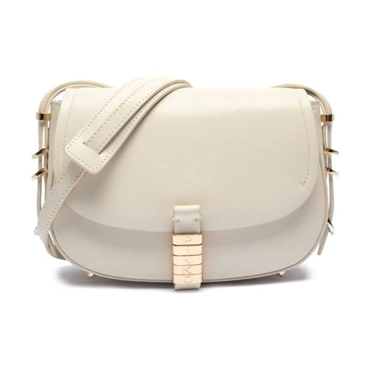 Pinko Skórzana listonoszka SADDLE MINI XINDA ze sklepu Gomez Fashion Store w kategorii Listonoszki - zdjęcie 184313831