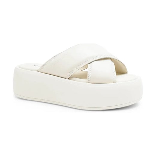 Calvin Klein Skórzane klapki BUBBLE SLIDE Calvin Klein 40 Gomez Fashion Store okazja