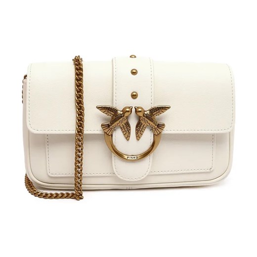 Pinko Skórzana torebka na ramię LOVE ONE POCKET C ze sklepu Gomez Fashion Store w kategorii Listonoszki - zdjęcie 184313960